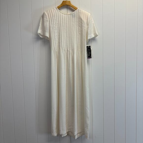 VTG Positive Attitude Women Boho Chic Cottage Trad Wife Dress Size 12P Homestead - Picture 1 of 9